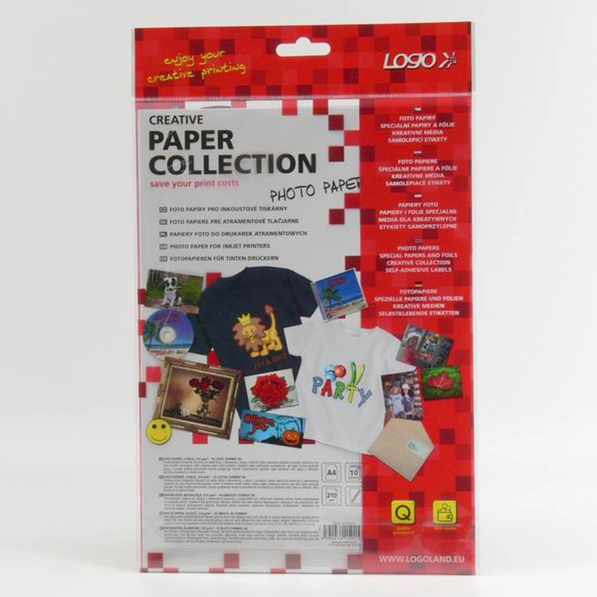 Logo foto papier  matowy  bia�y  A4