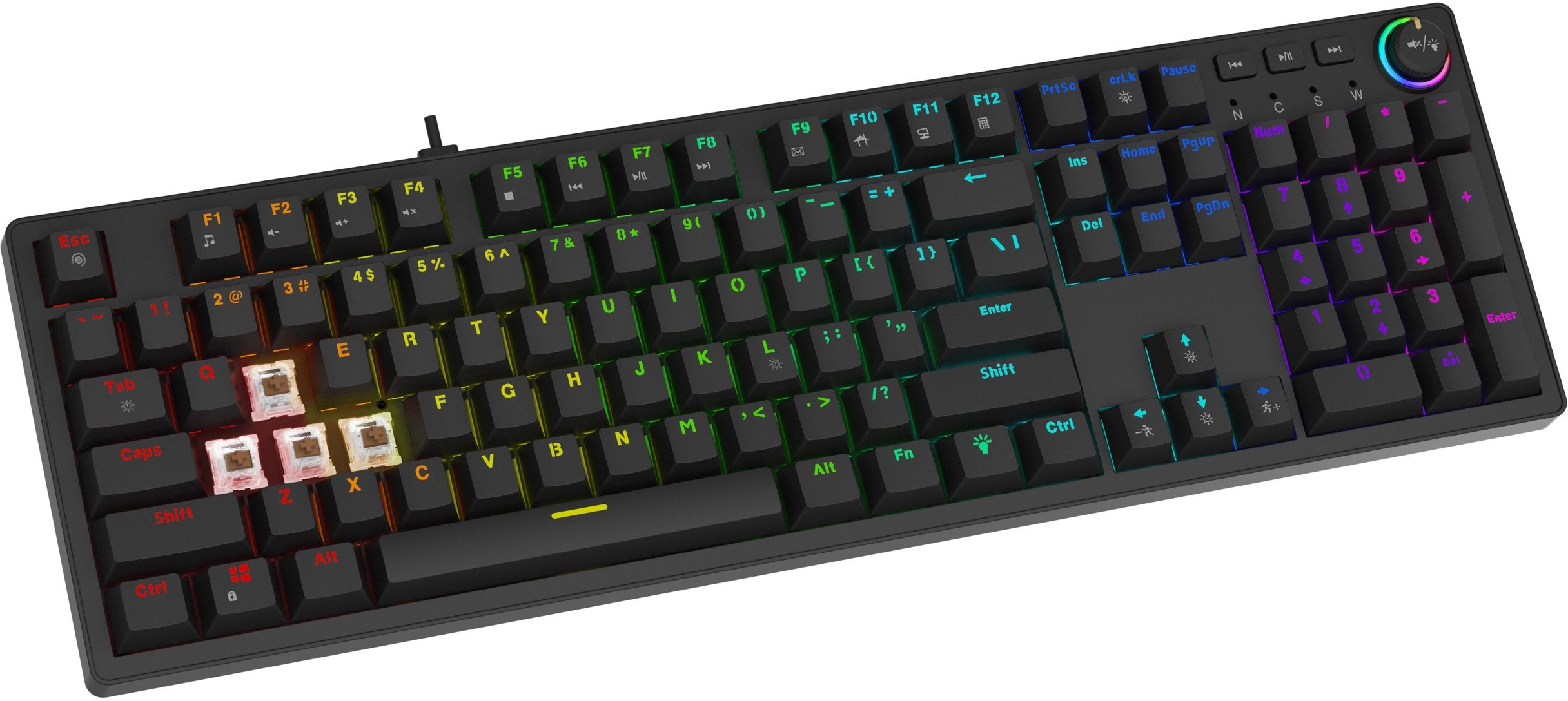 SAVIO STYX OUTEMU MECHANICAL KEYBOARD BROWN