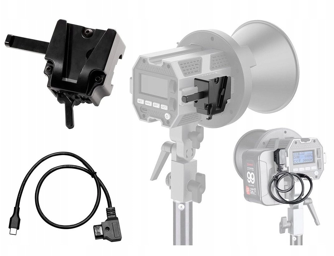 COLBOR adapter do baterii V-Mount +