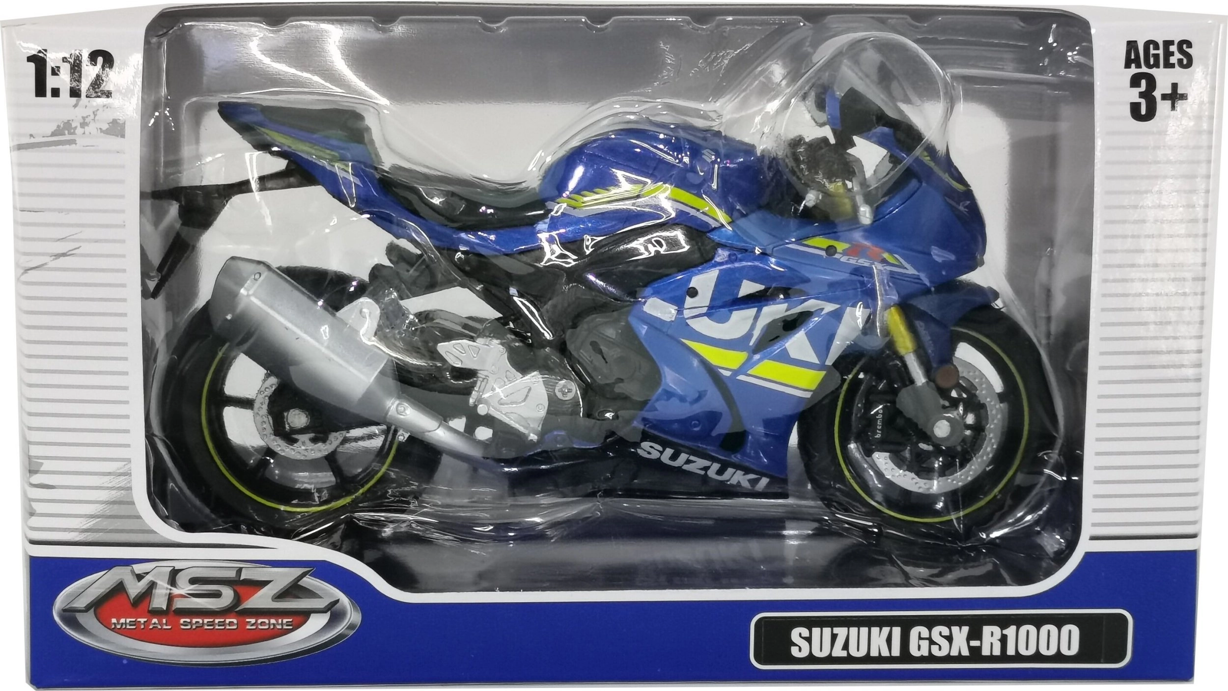 MSZ Motorcycle SUZUKI GSR-R1000 1:12 (