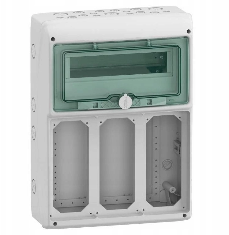 1x12 surface-mounted Mureva IP65 switchgear for