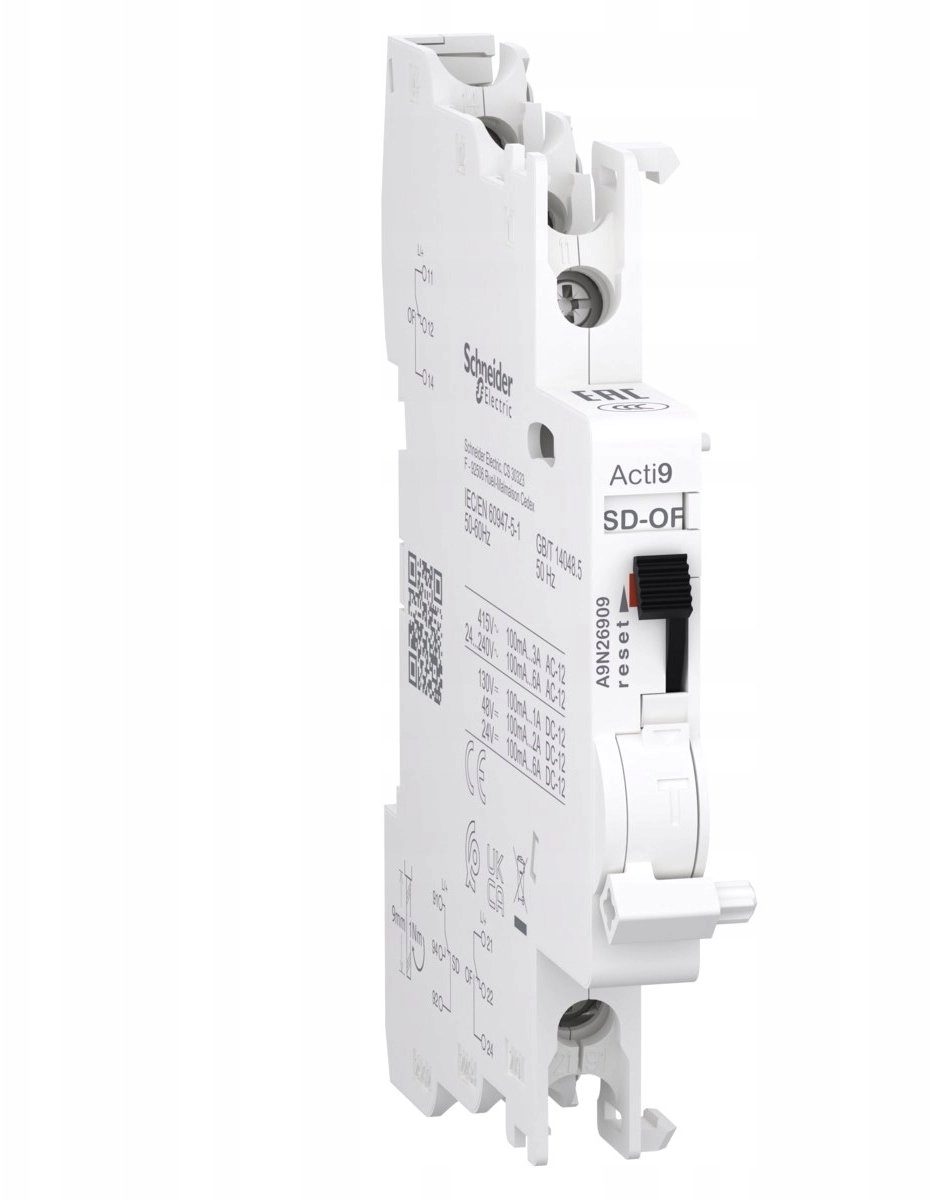 Auxiliary contact + auxiliary/signaling contact Acti9