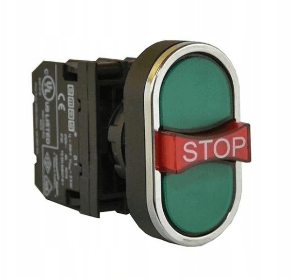 Schneider Electric Three-way control button green