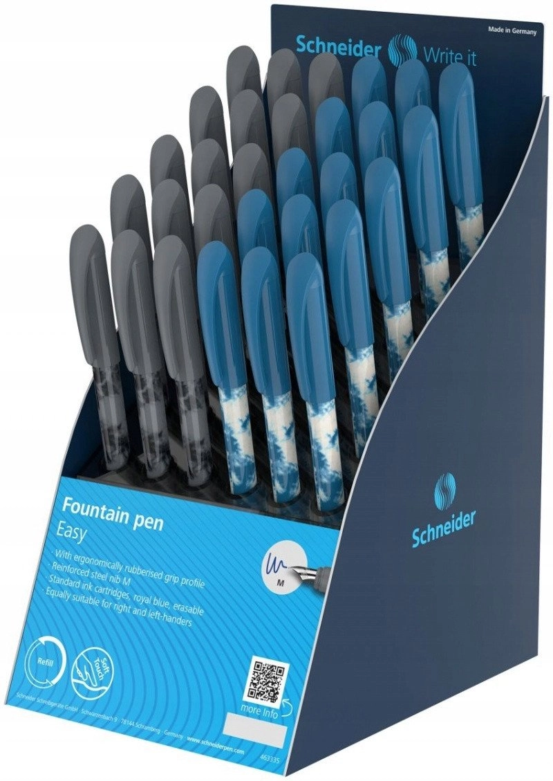 Display of SCHNEIDER Easy fountain pens