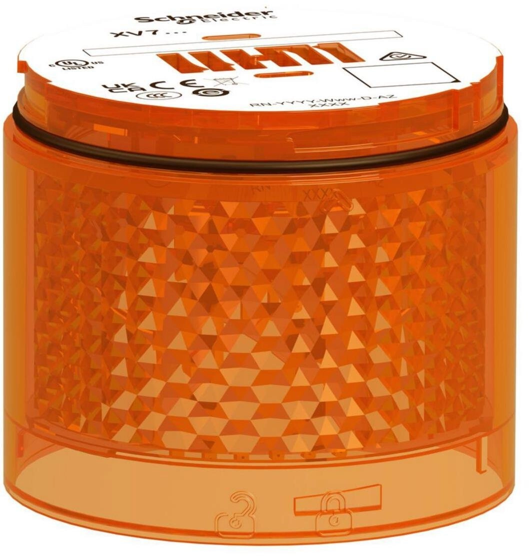 Light module  light column  orange  Ø70mm