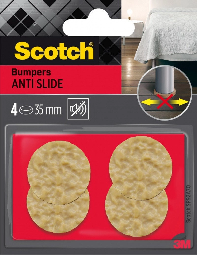 SCOTCH Anti Slide adhesive pads  round