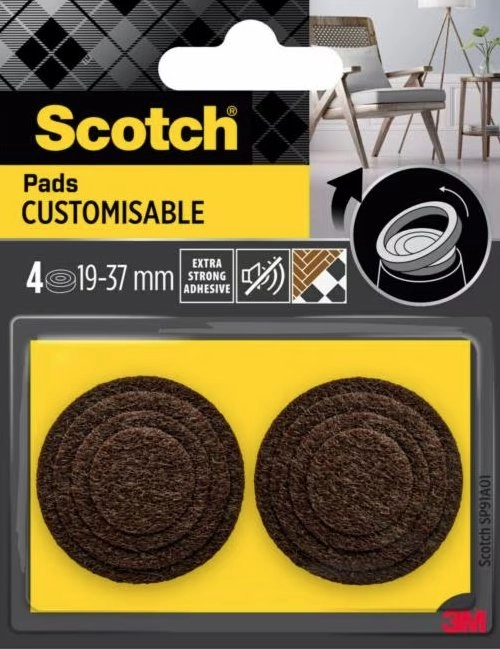 3M SP91A02 furniture floor protector pad
