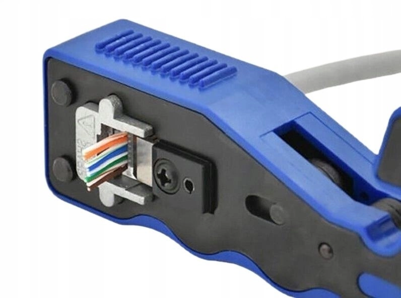 Crimping tool for EZ RJ45 feed-through