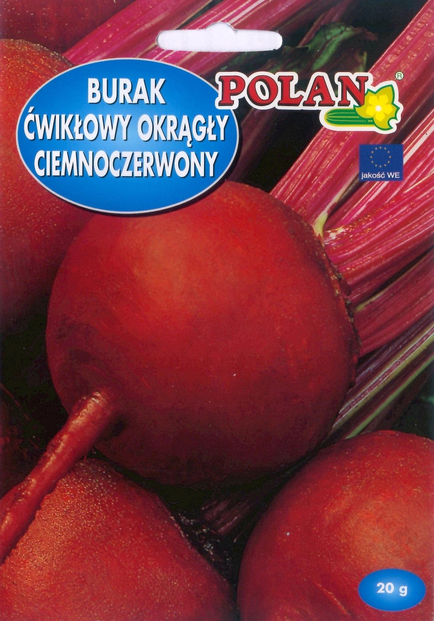 PLATINET NASIONA BURAK ĆWIKŁOWY OKRĄŁY BEETROOT