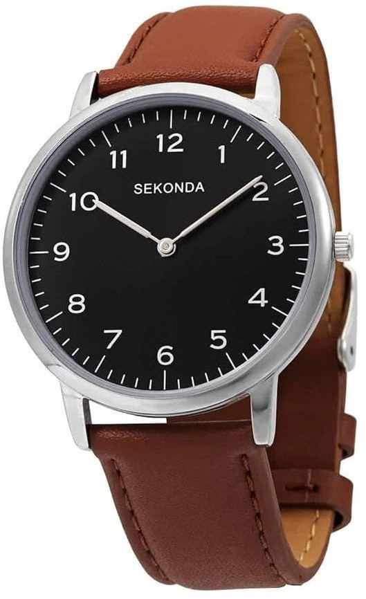 Sekonda Sekonda Quartz Leather Strap Watch