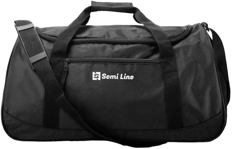 Semi Line TORBA SPORTOWA A3043 CZARNA
