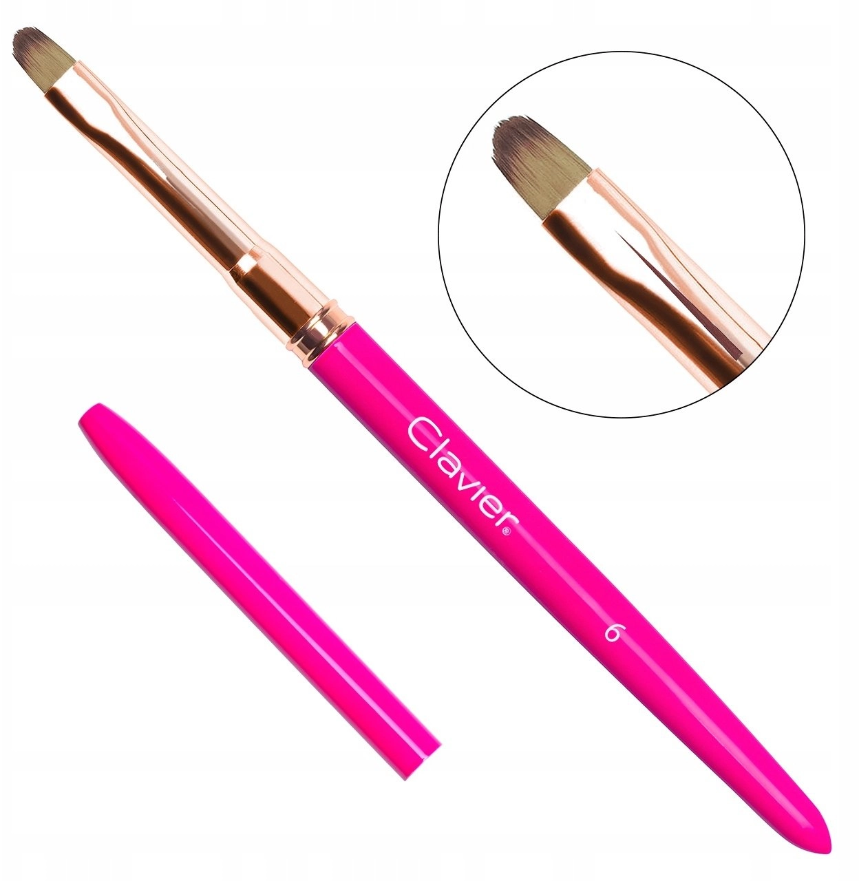 CLAVIER_Gel brush 6mm #4 Magenta 5907996057191