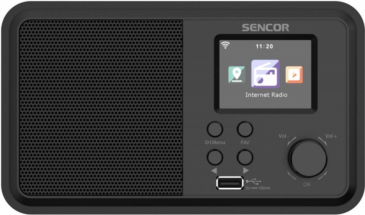 Sencor Radio Internetowe Moc 4W WiFi
