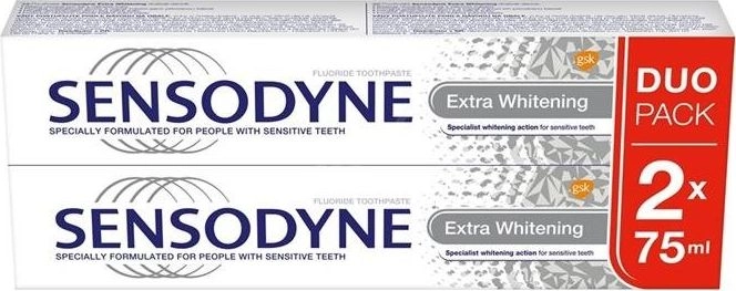 Sensodyne SENSODYNE_Extra Whitening Toothpaste toothpaste 2x75ml