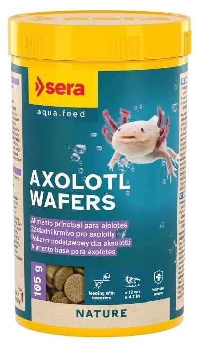 Sera Axolotl Wafers  food  for axolotls