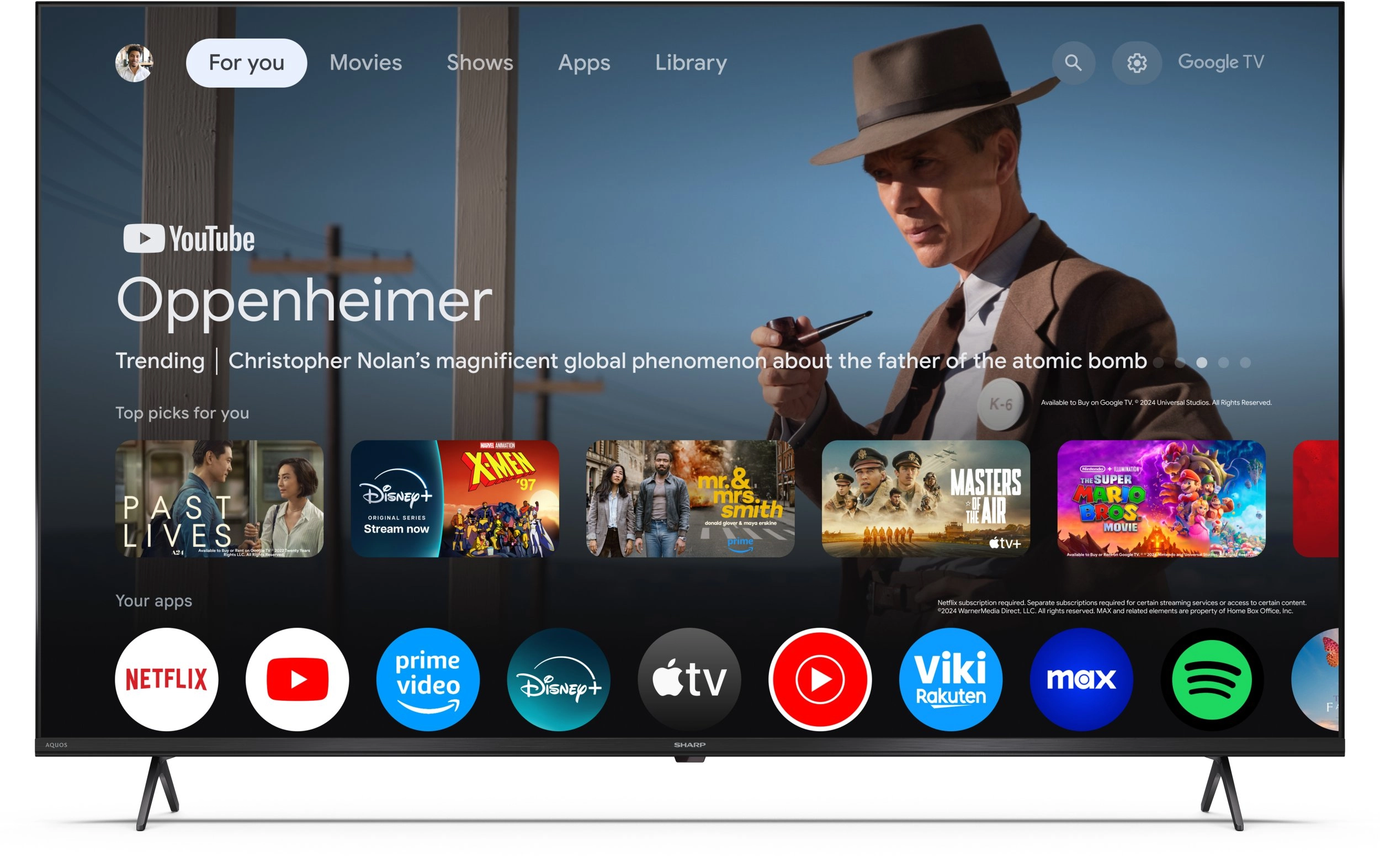 Sharp 55HL4265E 55 Smart TV Google