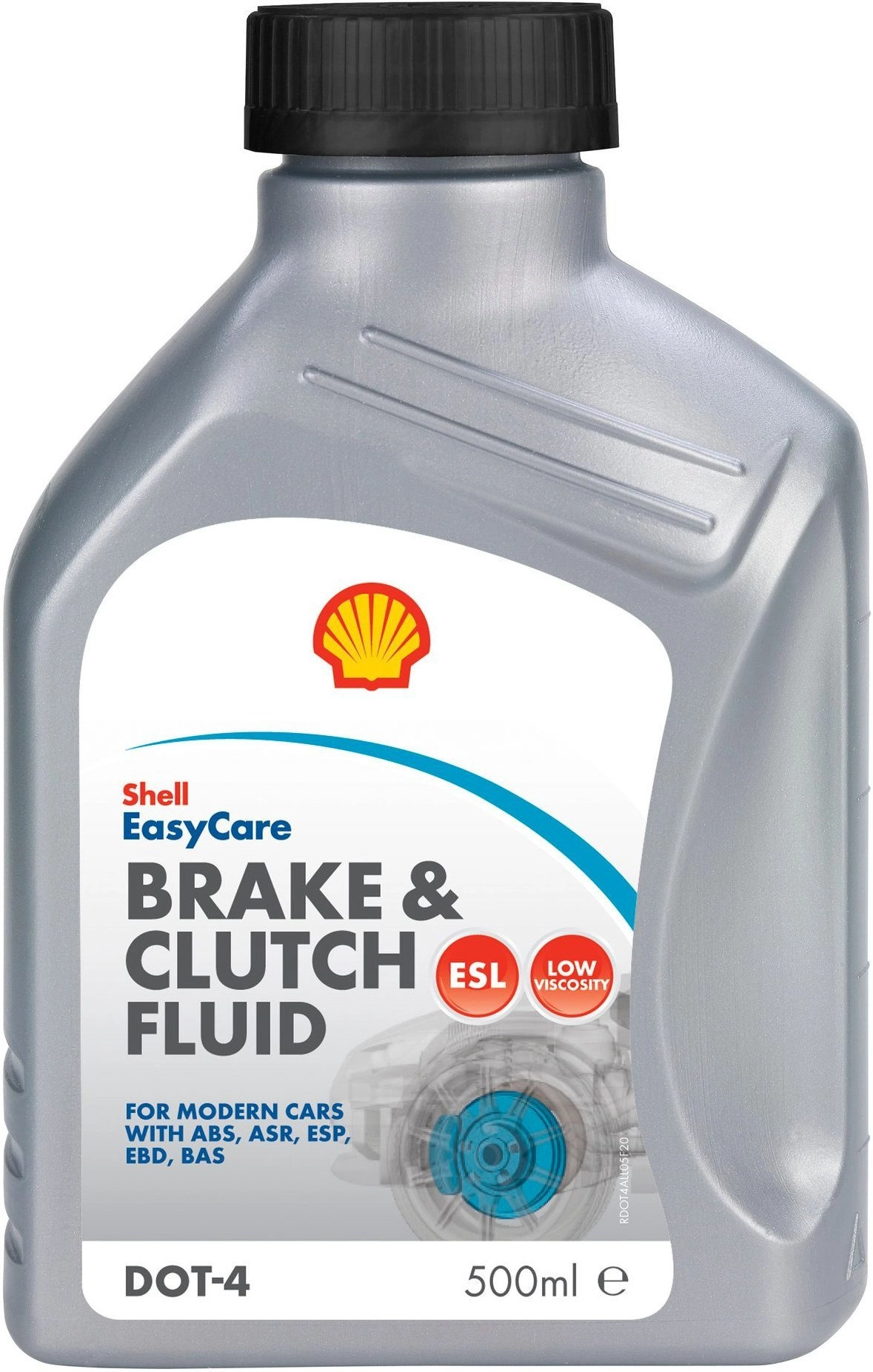 BRAKE FLUID SHELL DOT-4 0.5L