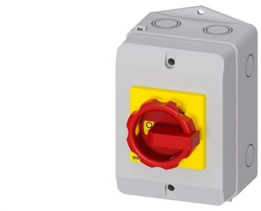 Main/emergency disconnector in housing 3P 16A