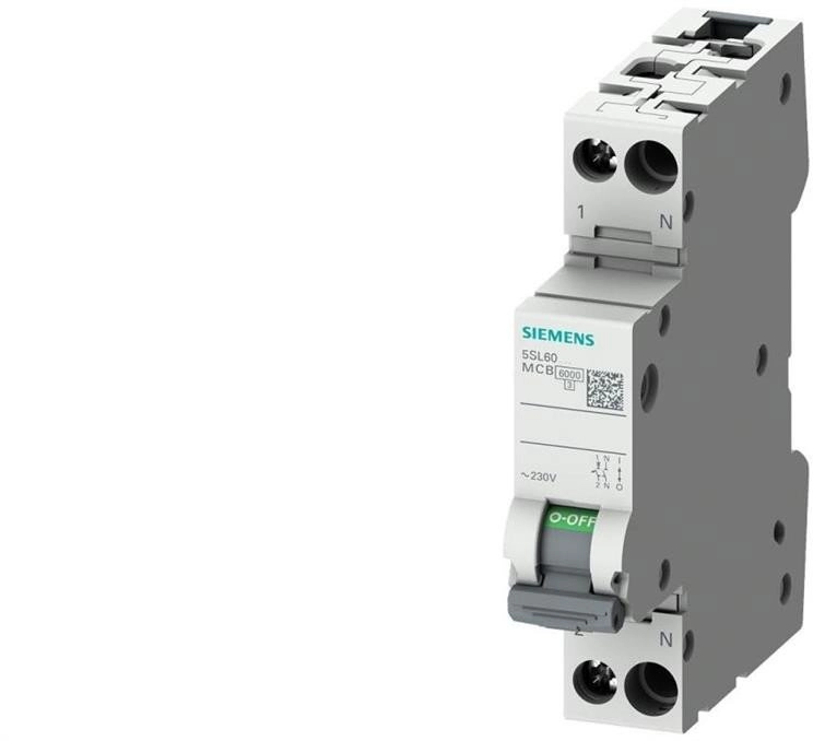 Circuit breaker 1P+N C 13A 6kA