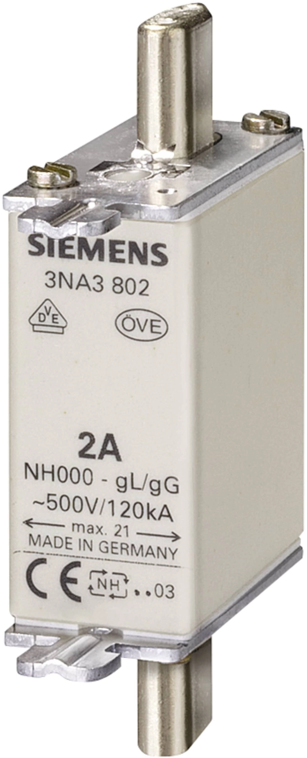 Fuse insert NH000 gG 40A 500