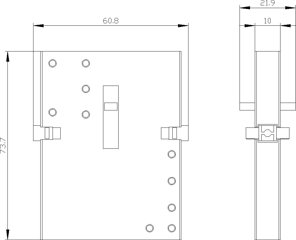 Siemens Mechanical interlock with side mounting