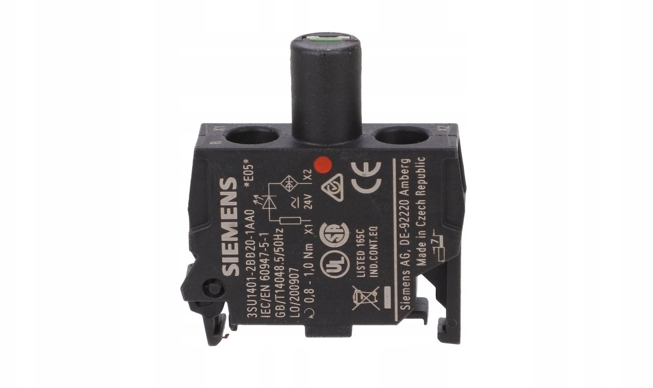 Siemens Lamp holder LED block amber/orange