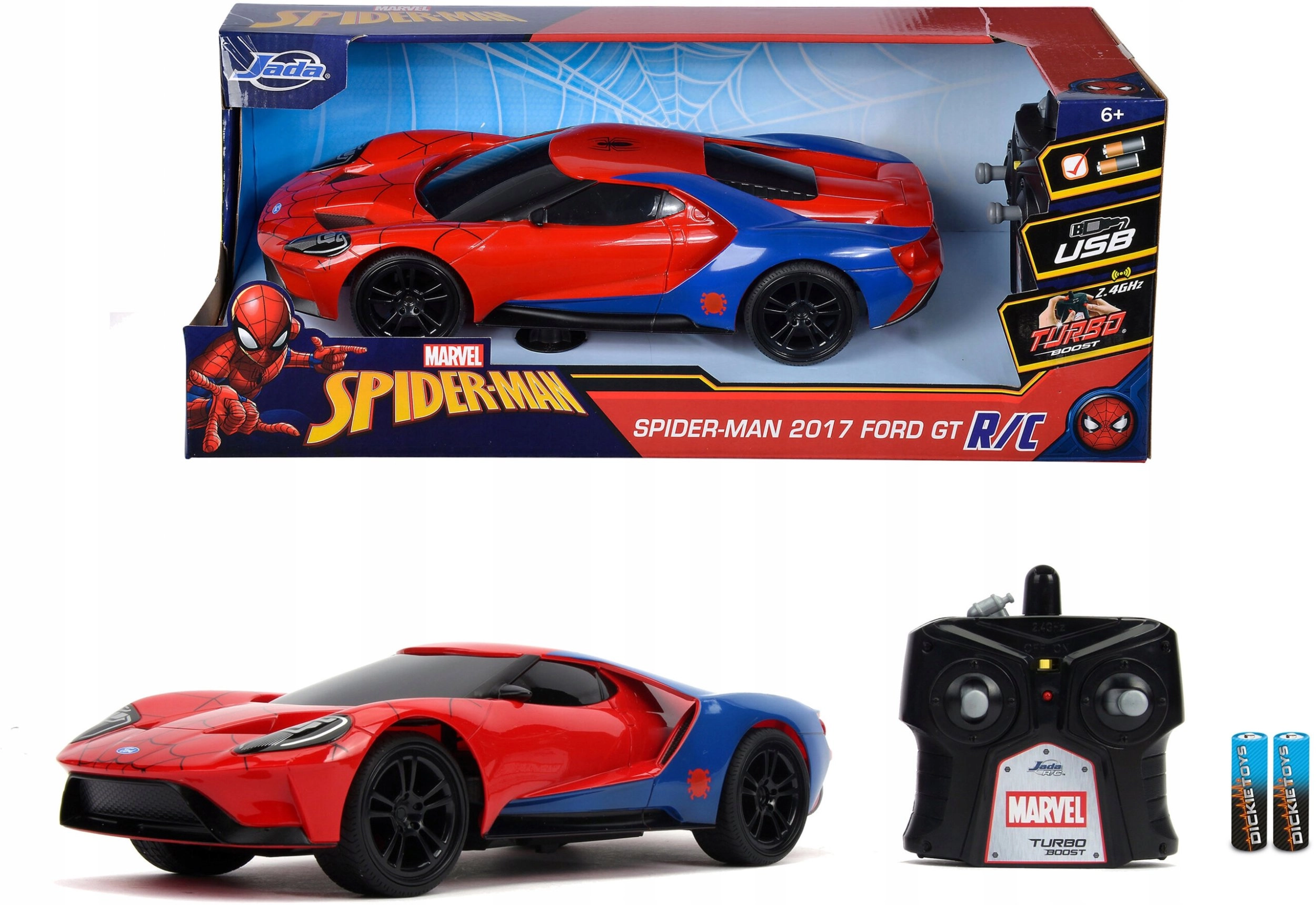 TOY RC CAR SPIDER MAN FORD