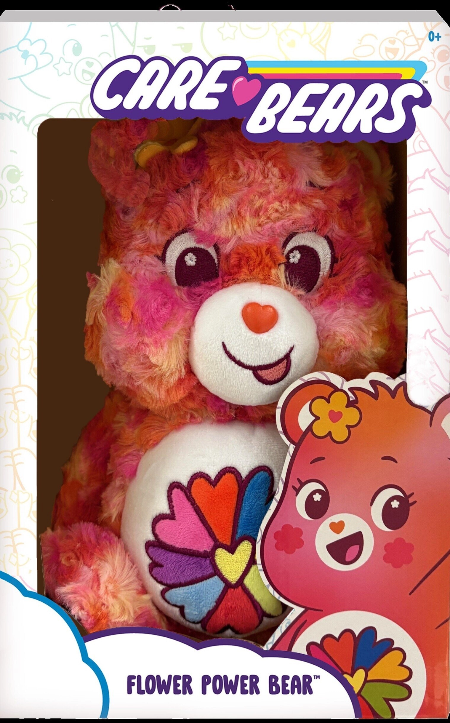 Flower power teddy bear mascot 35