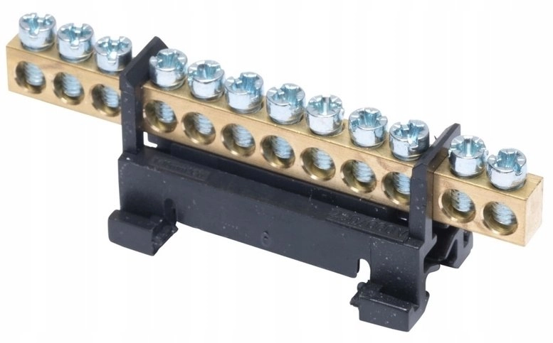 Terminal strip for L12 rail 12-track