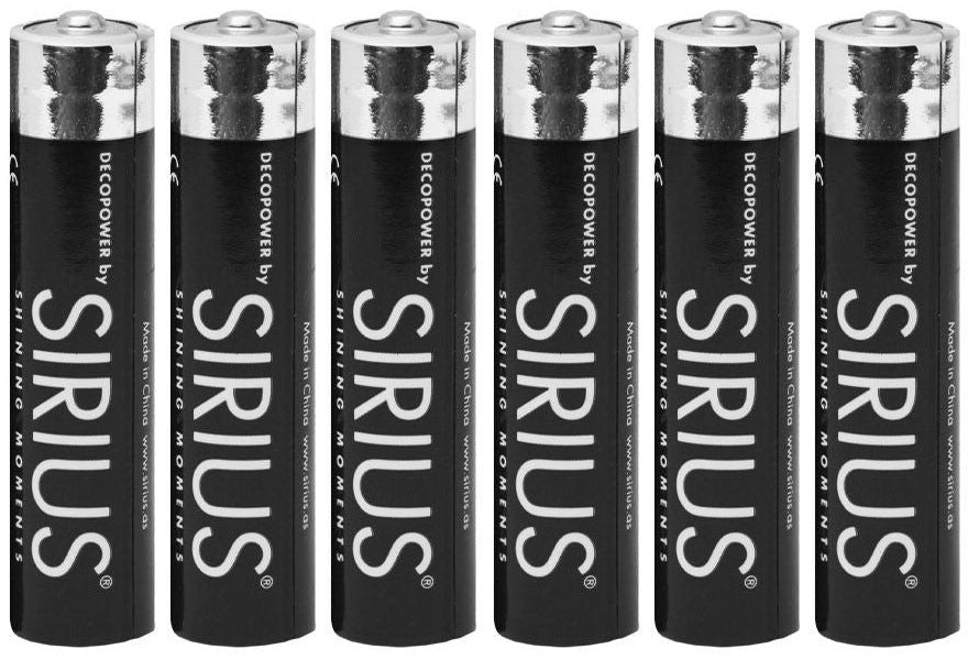 Sirius DecoPower AAA Battery - 6