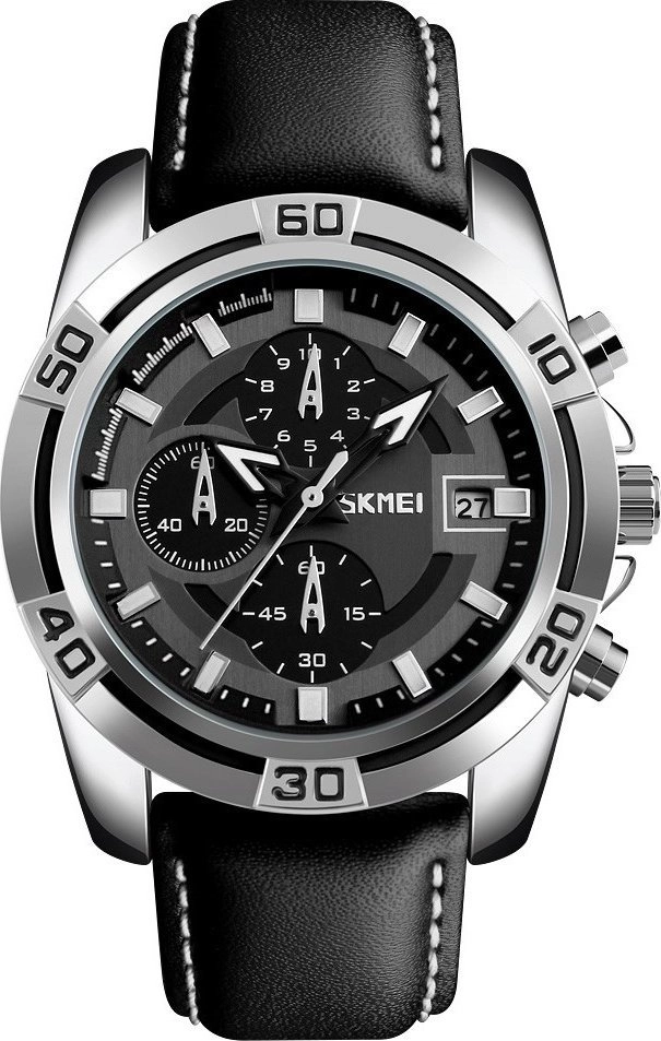 Skmei 9156SIBK Men`s Watch + BOX