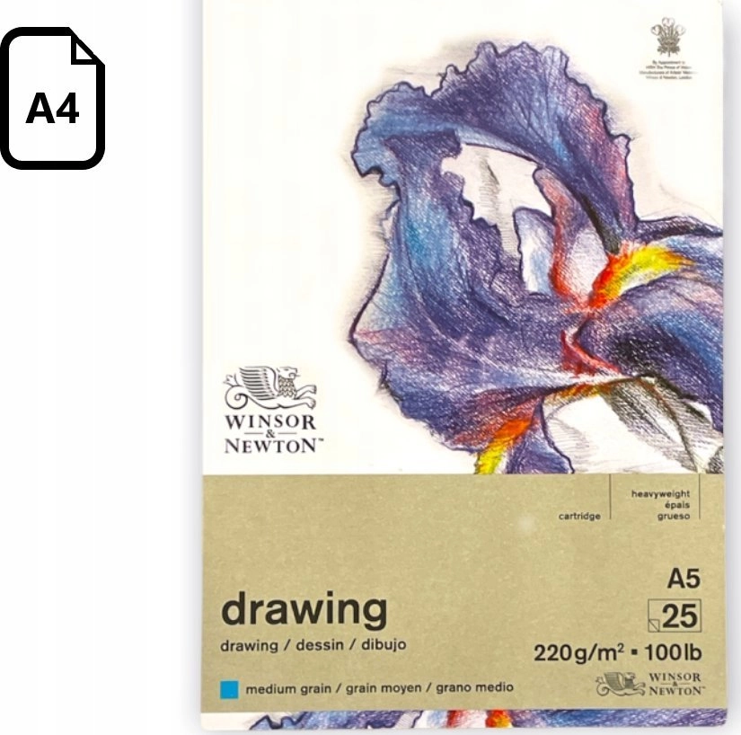 SmartMax Drawing pad medium A4  220g