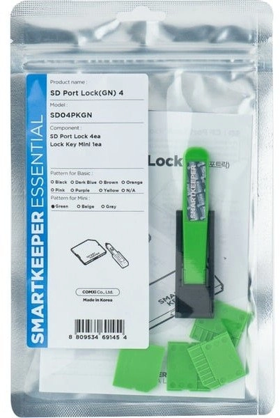 SmartKeeper MSD04PKGN 4 x Micro SD