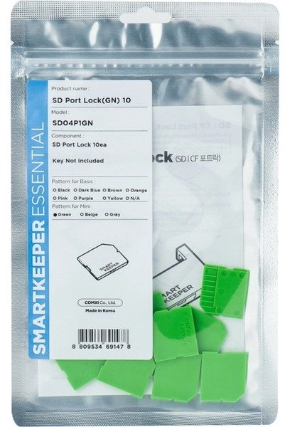 SmartKeeper MSD04P1GN 10 x Micro SD