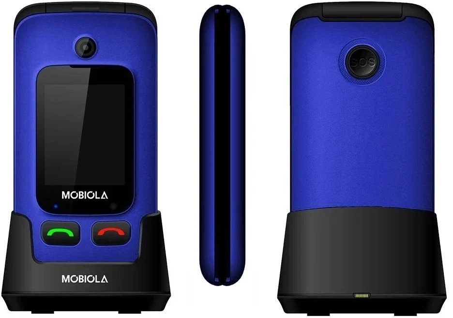 MOBIOLA GSM PHONE WITH CLIP BLUE