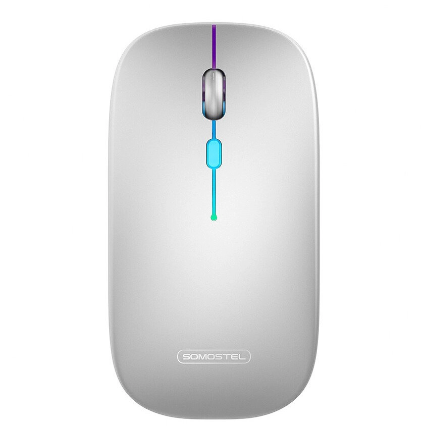Somostel mouse wireless computer mouse white