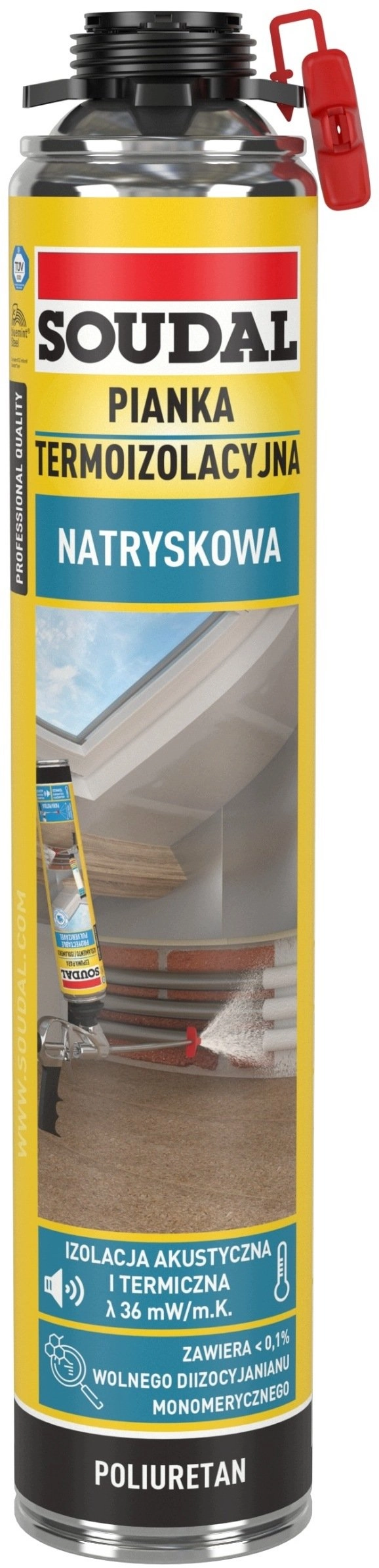 Soudal Pianka Pistoletowa Termoizolacyjna Natryskowa 700ML
