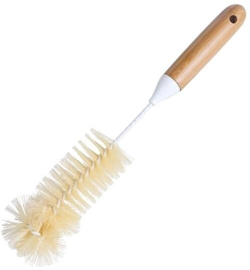 BAMBOO BOTTLE BRUSH.33X6X4.5CM THEMALUX