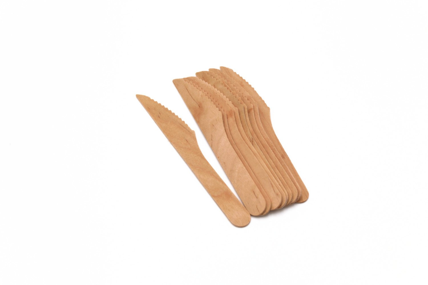 DISPOSABLE WOODEN KNIFES 10PCS ( 14975388