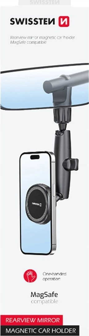 Swissten Magnetic Car Mirror Holder for