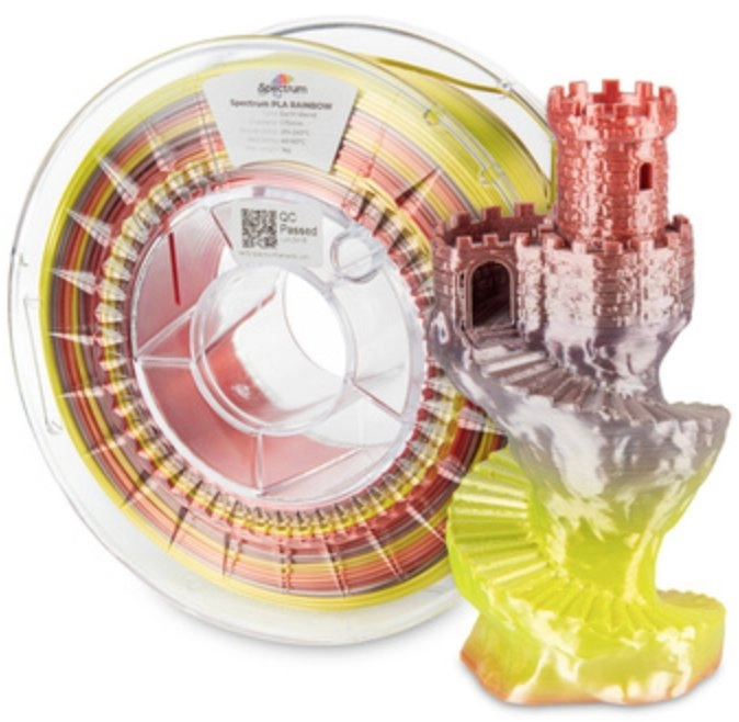Spectrum Filament PLA Silk Rainbow 1000g
