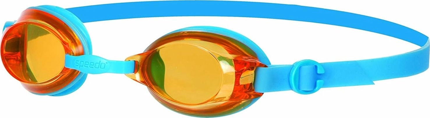 Speedo Okulary pływackie Jet Junior niebiesko-pomarańczowe