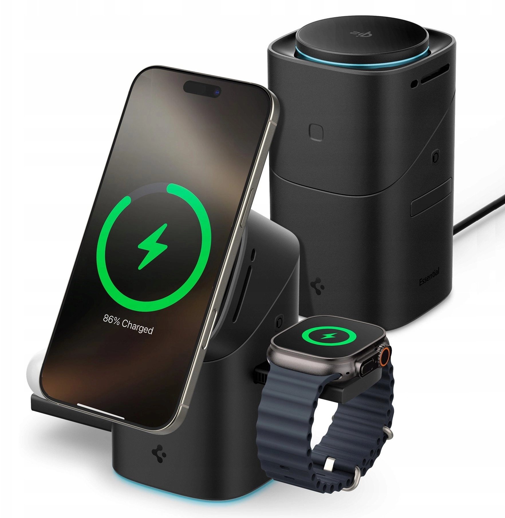 Spigen Essential EF223MS Qi2 Rotary Magnetic