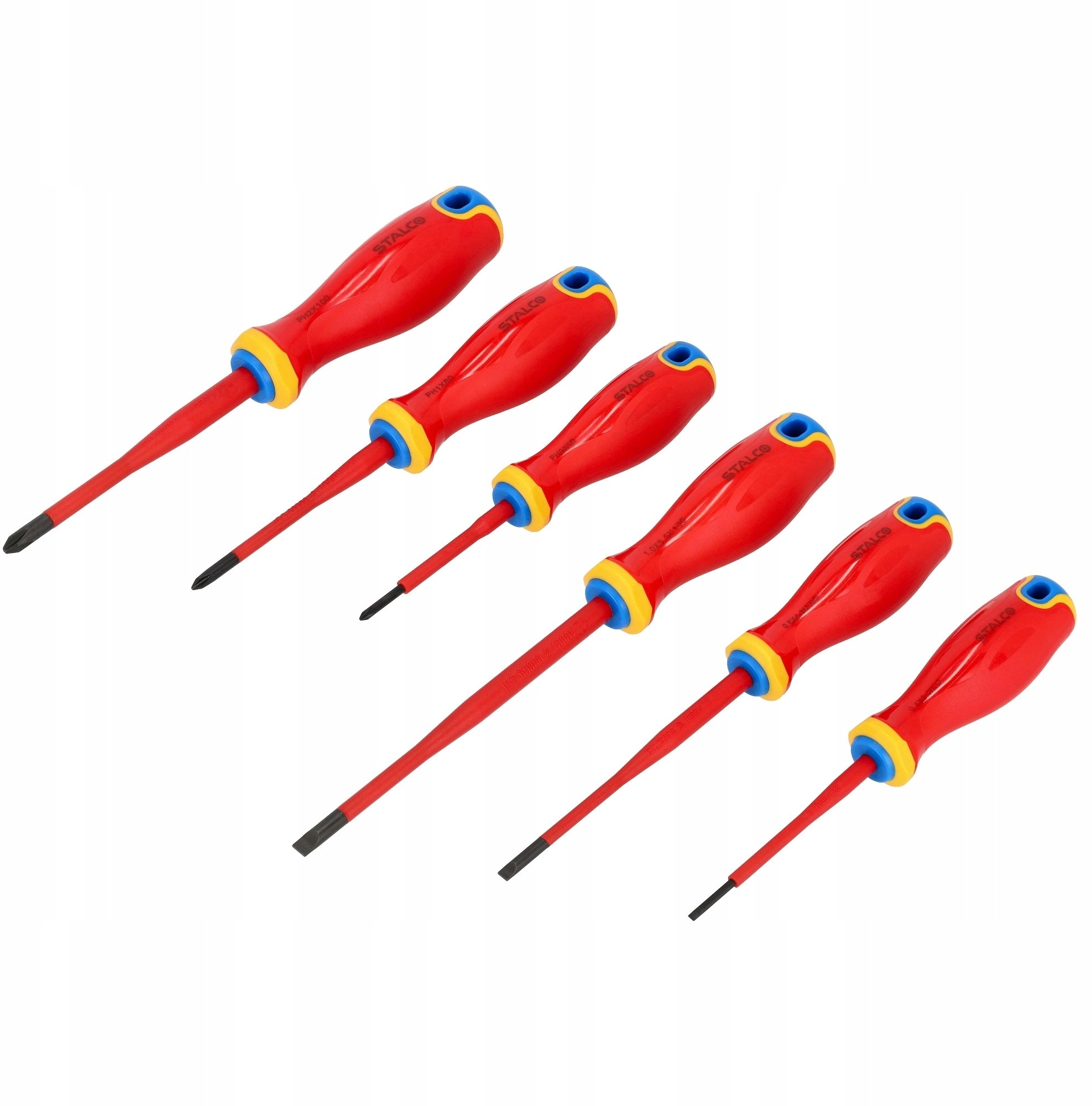 Stalco Wkrętaki elektrotechniczne 6 elem. STAL