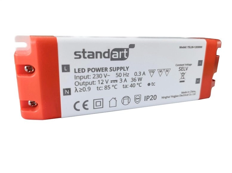 POWER ADAPTER LED 36W 3A 12V