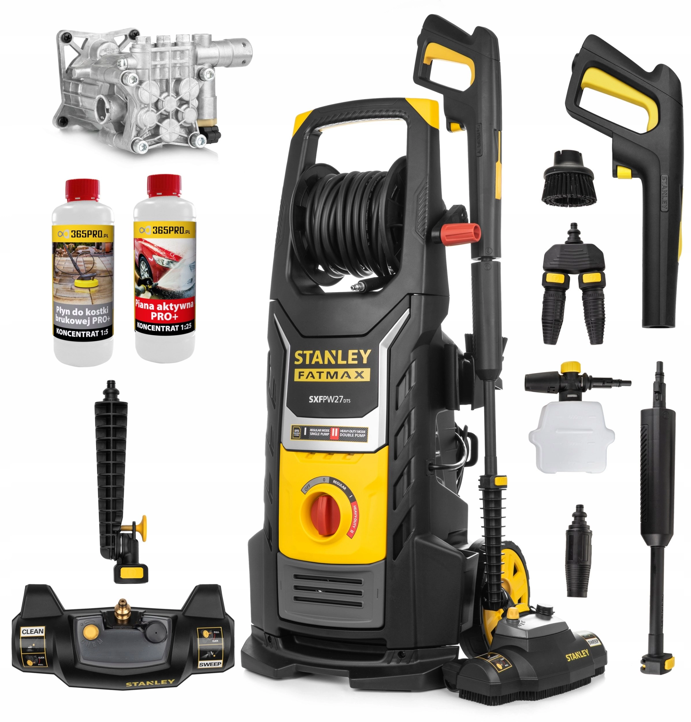 Pressure washer 2700w 160bar 850l/h twin