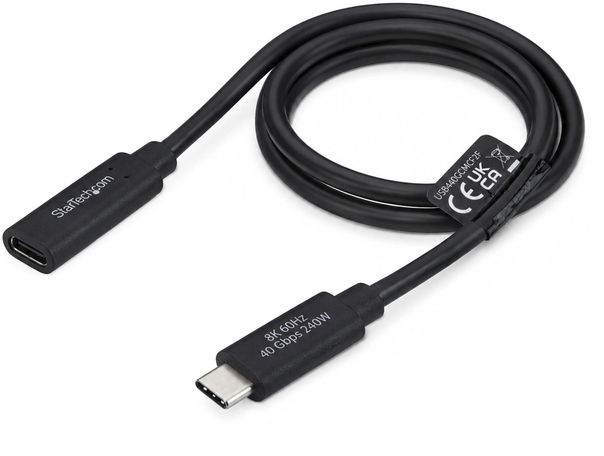 StarTech.com 2ft (60cm) 40Gbps USB4