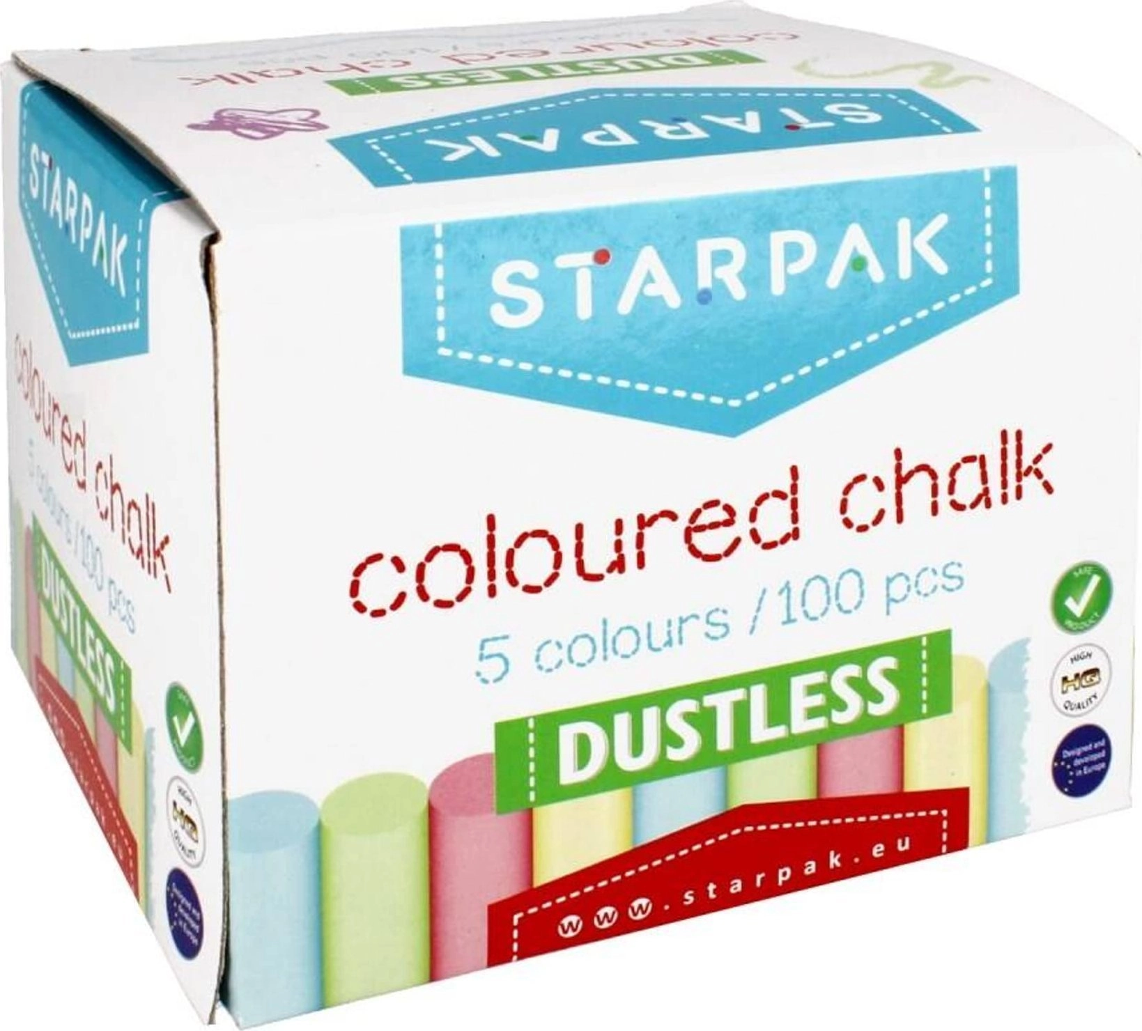 Starpak KREDA SZKOL 5KOL NP STK