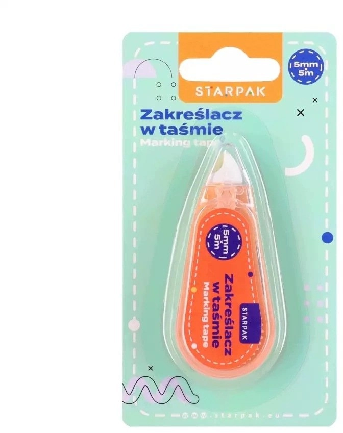 Starpak ZAKRESLACZ W TAS 5MMX5MB SCIER