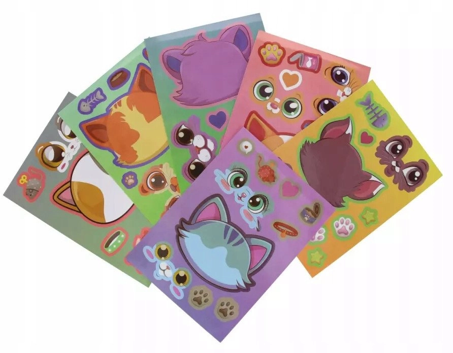 CREATE AN ANIMAL STICKER SET 6K